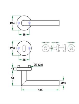 Krukgarn TIPO rvs mat PC
