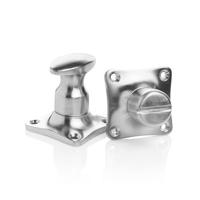 De Oude Deurklink WC Slot Draaiknop mat nikkel - thumbnail