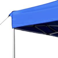 Partytent professioneel inklapbaar 4,5x3 m aluminium blauw - thumbnail
