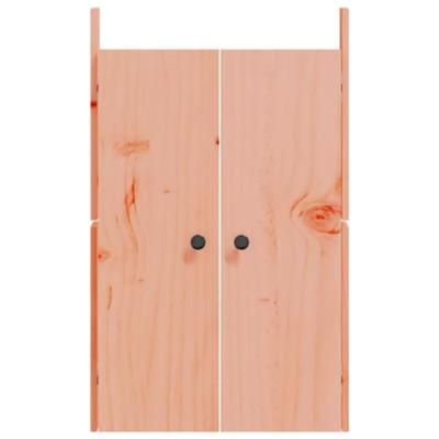 VidaXL Kastdeurtjes voor buitenkeuken 2 st 50x9x82 cm douglashout