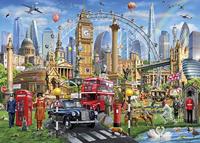 London Calling Puzzel 1000 Stukjes - thumbnail