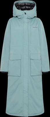 Didriksons Leya Long Parka Jas Dames Factory Blue 40