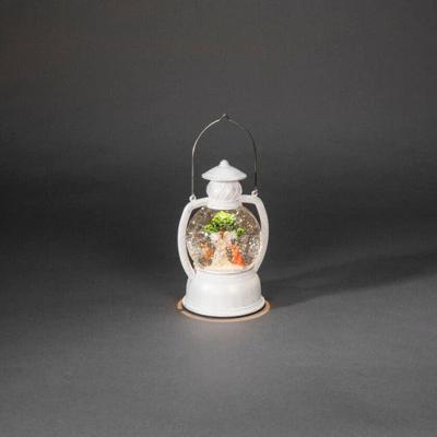 Sneeuwlantaarn led tafereel met engel 20x12,4cm Konstsmide - Konstsmide