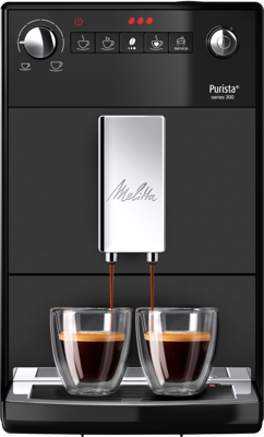 Melitta Purista F230-104 Espresso apparaat Zwart