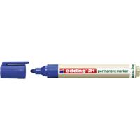 Edding edding 21 permanent marker EcoLine 4-21003 Permanent marker Blauw Watervast: Ja - thumbnail