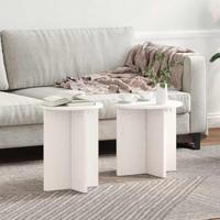 Salontafel 2 pcs Wit - thumbnail