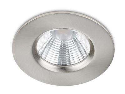 Trio Badkamer inbouwspotZagros met led rond grijs - 650710107