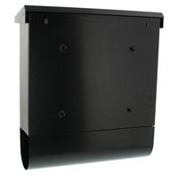 Burg-Wächter brievenbus met krantenvak London-Set zwart/RVS - thumbnail