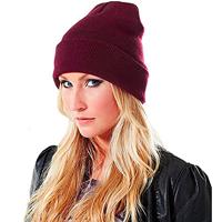 Beechfield CB45 Original Cuffed Beanie - Orange Rust - One Size - thumbnail