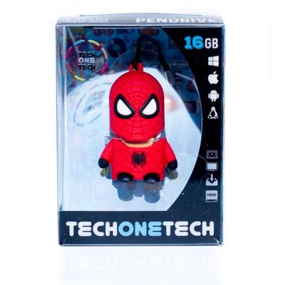 USB stick Tech One Tech part_B08T8L149K 32 GB Zwart/Rood
