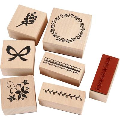 Creativ Company Https://www.cchobby.nl/stempelset-natuur-7-div-1-doos
