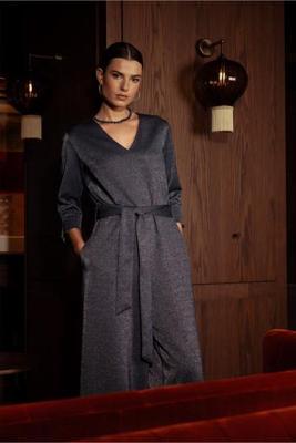 Odessi sparkle jumpsuit - dark blue/silver - 13330
