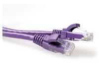 ACT IB2302 U/UTP CAT6A Patchkabel Snagless Paars -2 meter - thumbnail