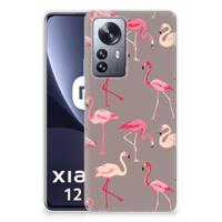 Xiaomi 12 Pro | TPU Hoesje | Flamingo - thumbnail