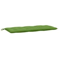 VidaXL Tuinbankkussens 2 st 120x50x7 cm stof gemêleerd groen - thumbnail