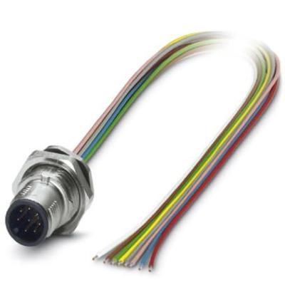 Phoenix Contact 1419700 Sensor/actuator inbouwconnector M12 Aantal polen (sensoren): 12 Stekker, inbouw 0.50 m 1 stuk(s)
