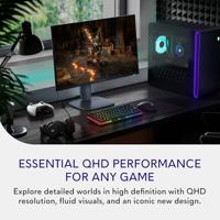 Alienware 27 gaming-monitoren, AW2725DM, 68,6 cm (27 inch), QHD-display, 180 Hz, 1 ms, IPS, NVIDIA G-SYNC, AMD Freesync, VESA AdaptiveSync. - thumbnail
