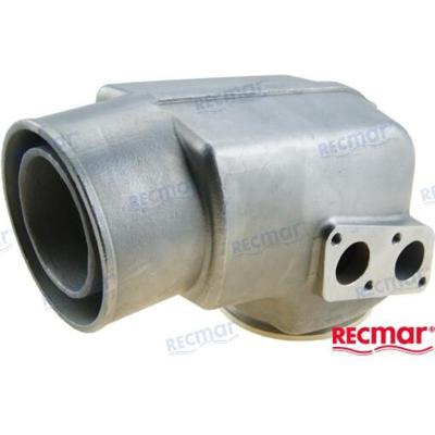 MAR963INOX - Uitlaatbocht van roestvrij staal Volvo