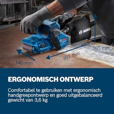 Bosch Blauw GBS 750 Professional Bandschuurmachine | 850W | 75 x 533 mm - 06012C1020