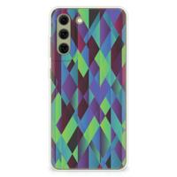 Samsung Galaxy S21FE | TPU Hoesje | Abstract Green Blue - thumbnail