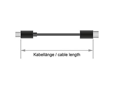 Delock 83675 USB 3.1 Gen 2 (10 Gbps) kabel Type-C naar Type-B 1 m - thumbnail