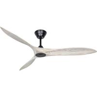 CasaFan ECO AIRSCREW 152 MS-BW Plafondventilator 28 W (Ø x h) 1520 mm x 275 mm Zwart (mat) Met afstandsbediening, Met wintermodus - thumbnail
