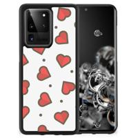 Samsung Galaxy S20 Ultra Bumper Case Hearts - thumbnail