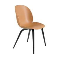 Gubi Beetle eetkamerstoel zwart beuken Amber Brown - thumbnail