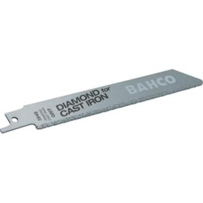 Bahco Reciprozaagblad | met diamantkorrels | voor gietijzer en keramiek | 6 TPI | 150 mm - 2-delig - 3946-150-DG-ST-2P Bahco Reciprozaagblad | met diamantkorrels | voor gietijzer en keramiek | 6 TPI | 150 mm - 2-delig - 3946-150-DG-ST-2P