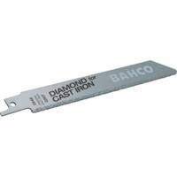 Bahco Reciprozaagblad | met diamantkorrels | voor gietijzer en keramiek | 6 TPI | 150 mm - 2-delig - 3946-150-DG-ST-2P - thumbnail