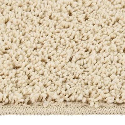 VidaXL Vloerkleed shaggy anti-slip 200x290 cm crèmekleurig