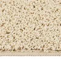 Vloerkleed shaggy anti-slip 200x290 cm crèmekleurig - thumbnail