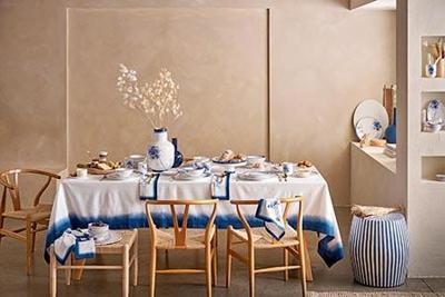 Pip Studio Vaas Metaal Blue Bird Blauw 30cm