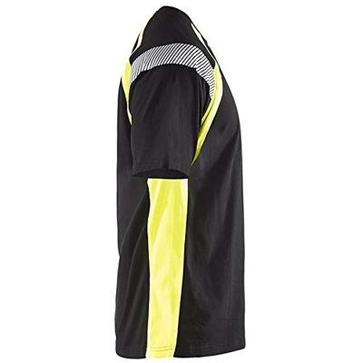 Blåkläder T-Shirt Visible 33321030 | Zwart/High-Vis Geel | Maat L - 7330509595381 Blåkläder T-Shirt Visible 33321030 | Zwart/High-Vis Geel | Maat L - 7330509595381