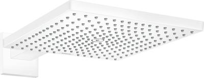 Hansgrohe Raindance E hoofddouche 300 1jet EcoSmart met douche-arm, mat wit