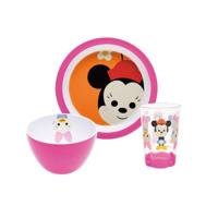 Disney ontbijtset Big Face Minnie meisjes - thumbnail