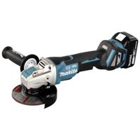 Makita DGA519RTJ Accu Haakse Slijper 125mm X-Lock 18V 5.0Ah accu´s - thumbnail