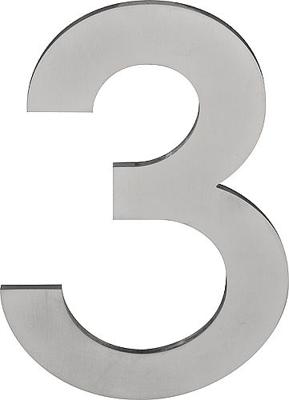 Formani Square LSQHN150 huisnummer - mat RVS