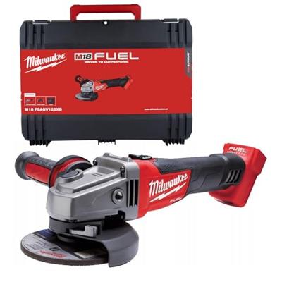 Milwaukee M18 FSAGV125XB-0X Accu Haakse Slijper 125 mm 18V Basic Body in HD-Box - 4933478436