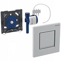 Geberit Type 20 (ex Type 30) urinoir bedieningsplaat wit-chroom - thumbnail
