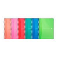 Spiraalblok Oxford MyColours A5 lijn 90vel assorti | 5 stuks - thumbnail