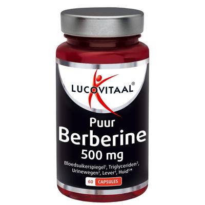 Lucovitaal Berberine 500mg puur 60 Capsules