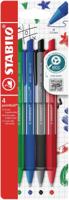 STABILO Pointball colorful balpen, medium punt, etui van 4 stuks, assorti - thumbnail