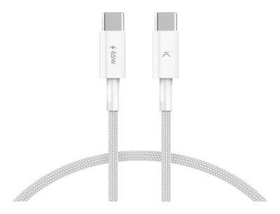 USB-kabel KSIX Wit 1 m