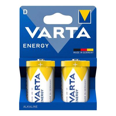 Batterijen Varta energy d 1,5 V Soort D (2 Stuks) Batterijen Varta energy d 1,5 V Soort D (2 Stuks)