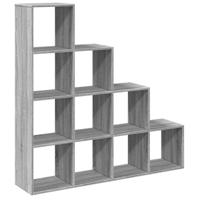 Kamerscherm / boekenkast 131,5x29x131,5 cm hout grijs sonoma - thumbnail