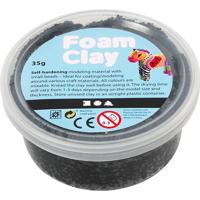 Foam Clay - zwart, 35gr. - thumbnail
