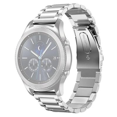 Roestvrijstalen polshorloge band voor Samsung Gear S3 22mm (zilver)