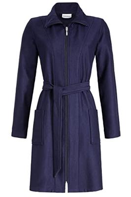 Stoere dames badjas Ringella blauw Stoere dames badjas Ringella blauw