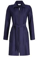 Stoere dames badjas Ringella blauw - thumbnail